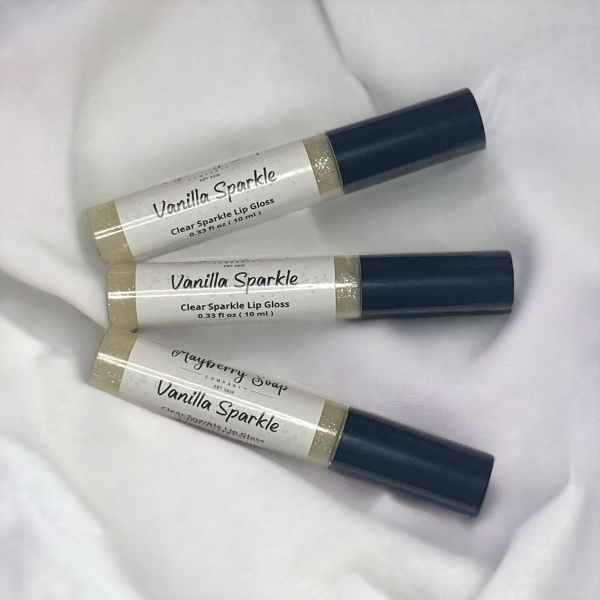 Vanilla Sparkle Clear Sparkle Lip Gloss