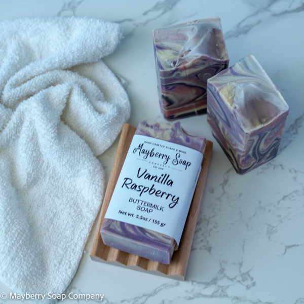 Vanilla Raspberry Buttermilk Soap